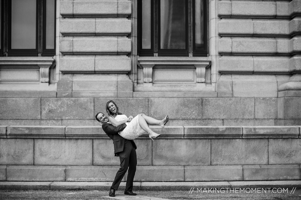 Fun Engagement Session Photographer Cleveland