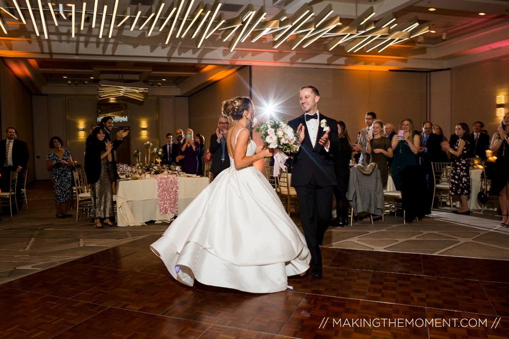 Cleveland Marriott Key Wedding Reception