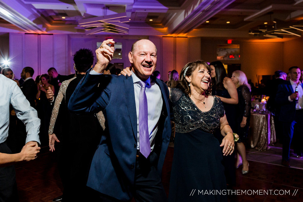 Fun Wedding Reception Photography Cleveland