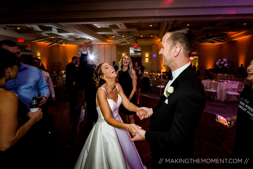 Fun Wedding Reception Photography Cleveland