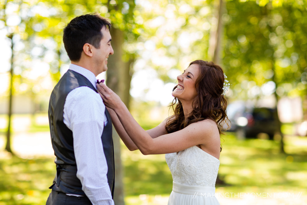 Cleveland Wedding Photography First Look