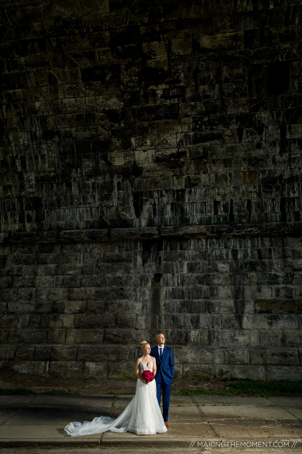 Dramatic Cleveland Wedding Photographer