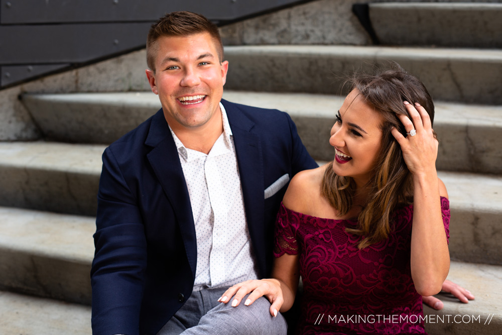 Fun Engagement Session Photographer Cleveland