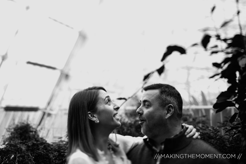 Cleveland Wedding Engagement Session Botanical Gardens