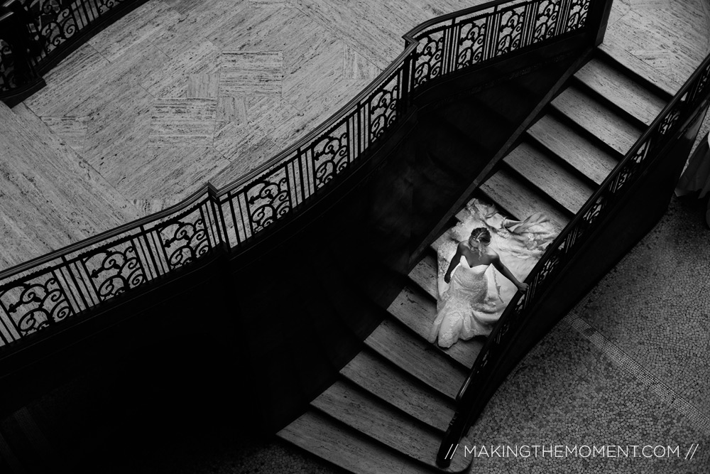 Dramatic Cleveland Wedding Photographer