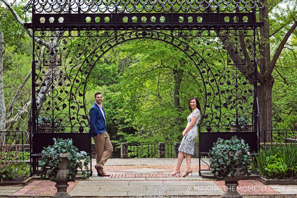 Engagement Photographer Cleveland Cultural Gardens