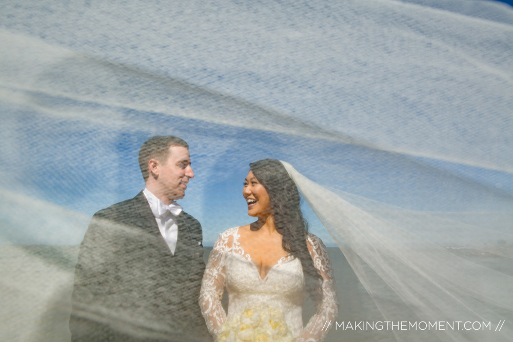 Cleveland Wedding Photographer Big Veil