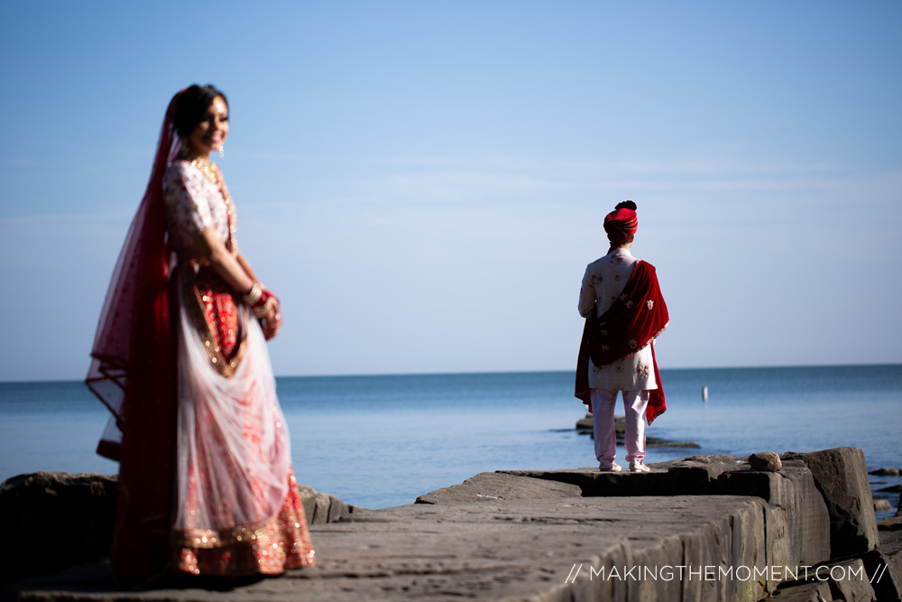 Cleveland Wedding Photography First Look