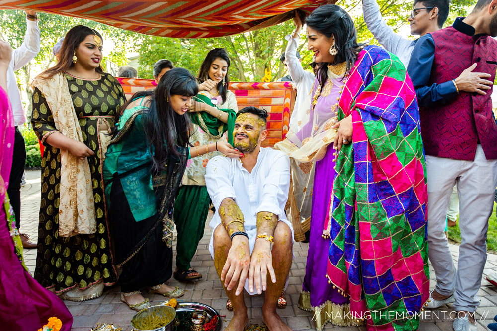 outdoor indian wedding