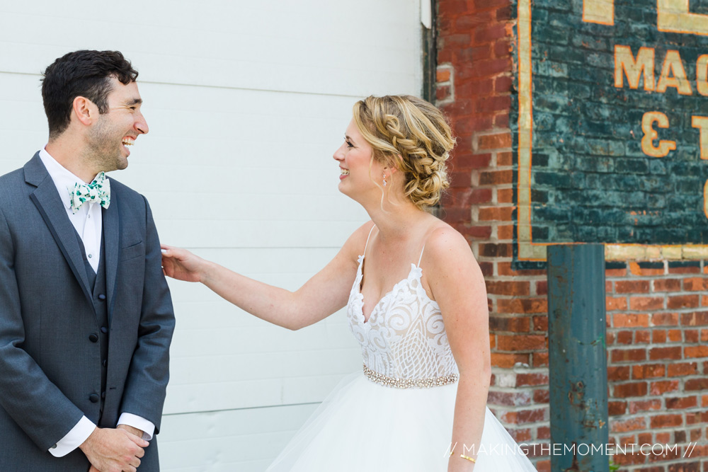 Cleveland Wedding Photography First Look