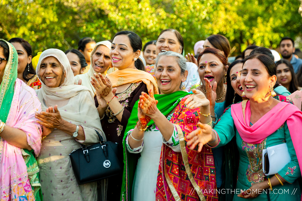 outdoor sikh wedding