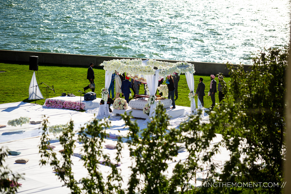 war memorial michigan outdoor wedding