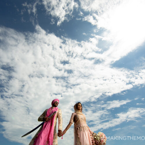 outdoor indian wedding