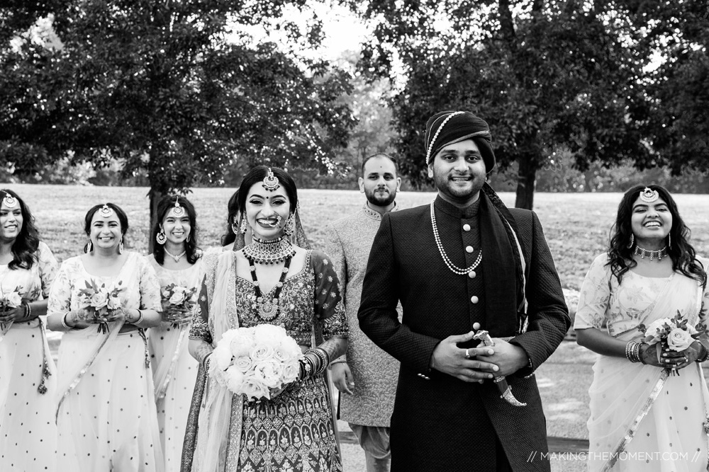 Indian Wedding Bridal Party Cleveland