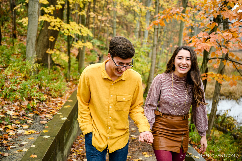 Fall Nature Engagement Session Cleveland Photographer