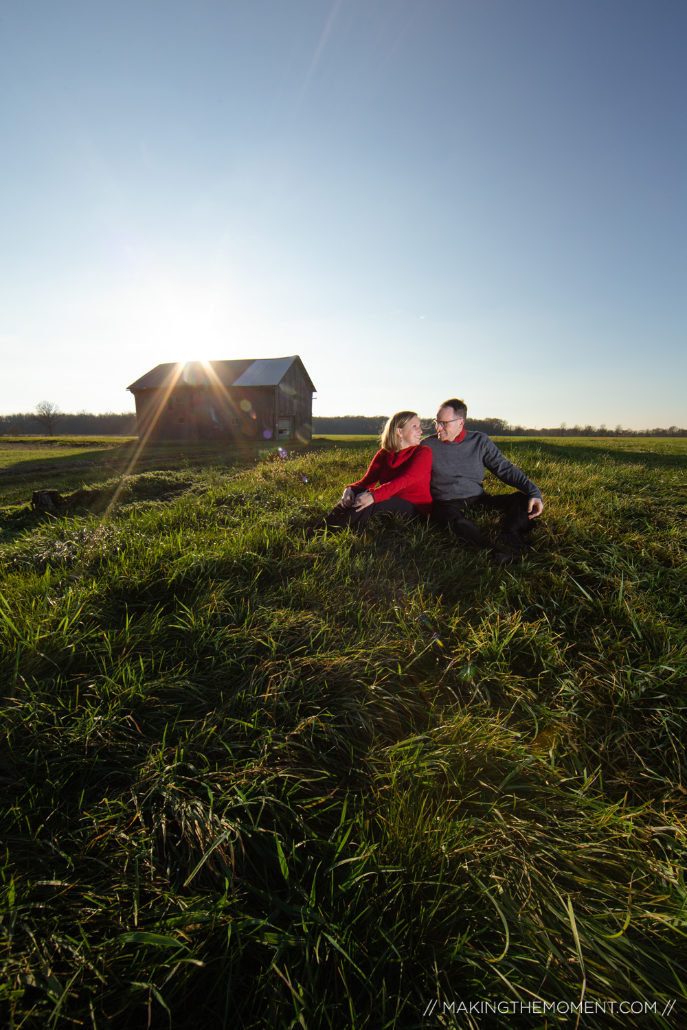 Artistic Rural Engagement Session Cleveland