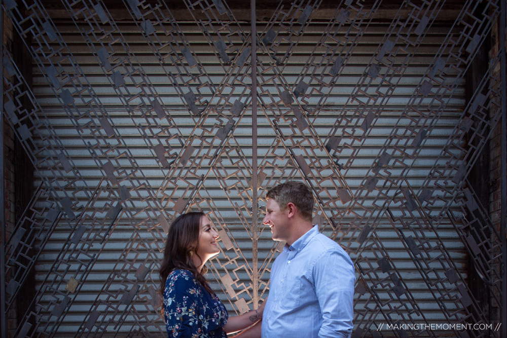 Cute Industrial Engagement Session Cleveland Photographer