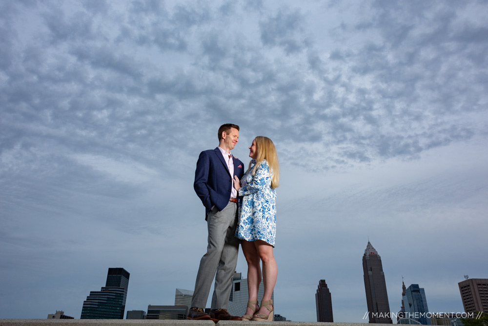 Skyline Engagement Session Cleveland