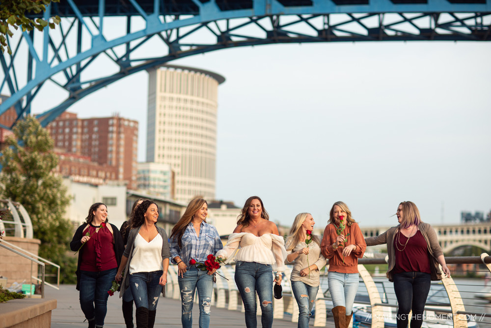 Bridesmaids Session Fun Downtown Cleveland