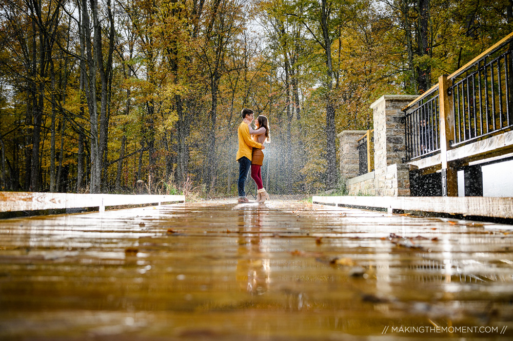 Creative Fall Engagement Sesssion Ideas Cleveland Photographer