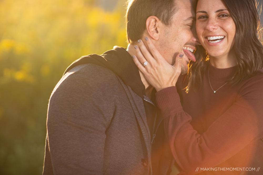 Fun Engagement Session Cleveland Photographer