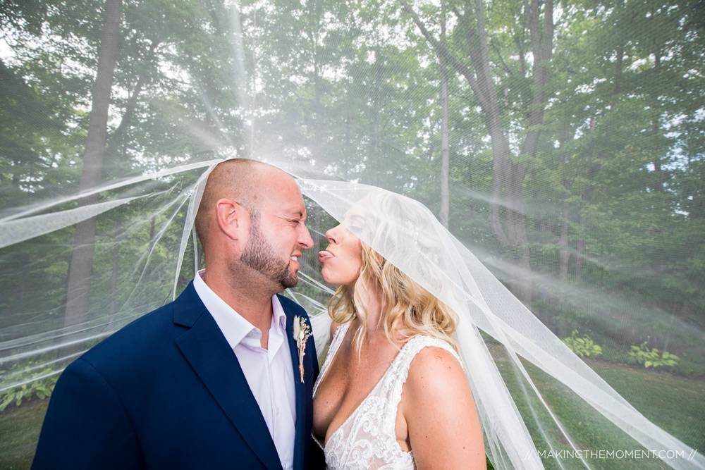 Fun Bridal Veil Picture Ideas Cleveland Wedding Photographer