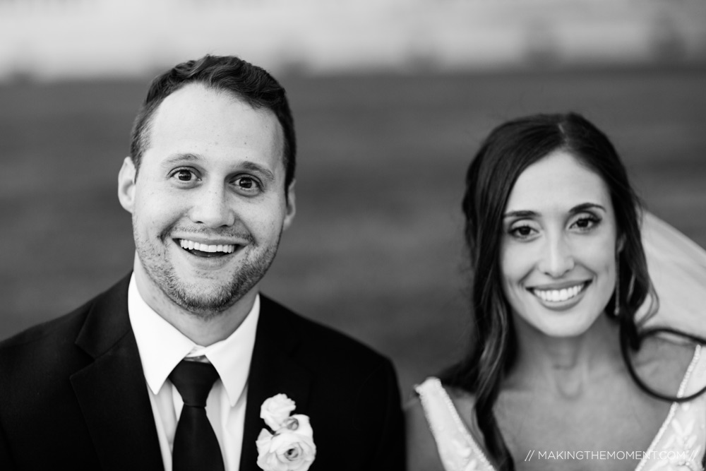 Fun Black and White Wedding Cleveland Photographer