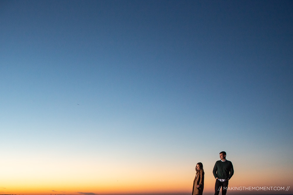 Sunset Engagement Session Cleveland Photographers