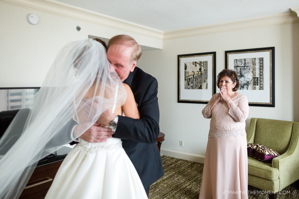 Father of the Bride First Look Ideas Cleveland Wedding Photograpy