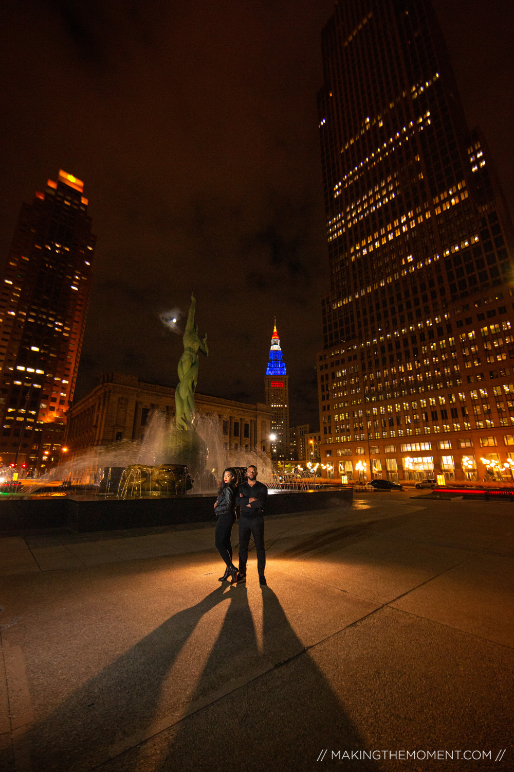 Unique Downtown Cleveland Skyline Wedding Inspiration