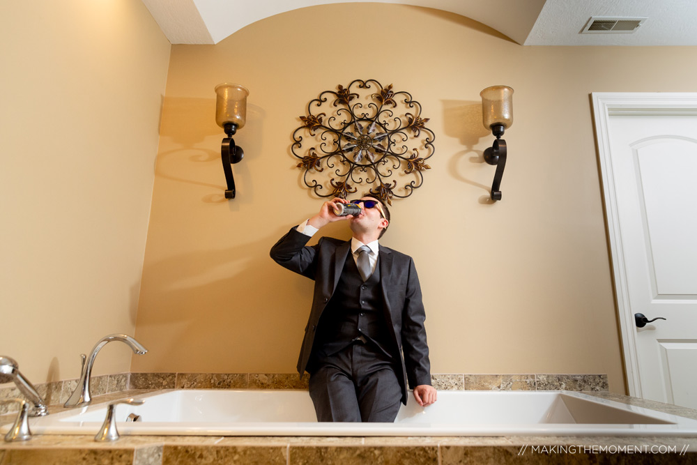 Groom Getting Ready Ideas Cleveland Wedding Photographer