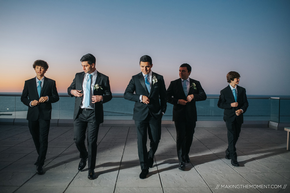 Unique Groomsman Wedding Photography Cleveland