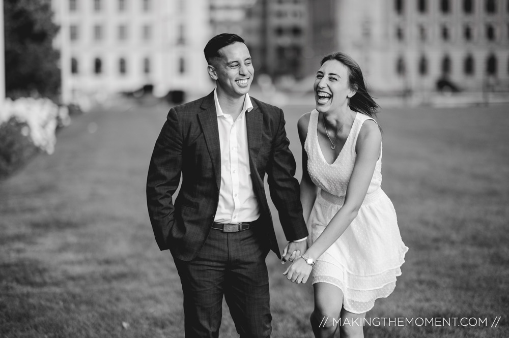 inspriing engagement session photographer cleveland