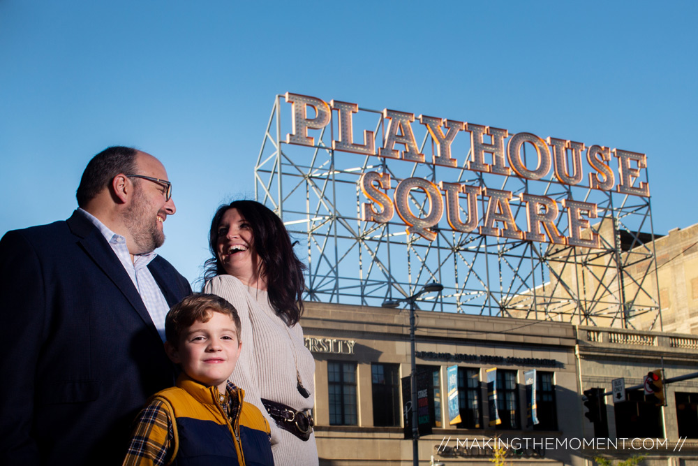 creative engagement session photographer cleveland ohio