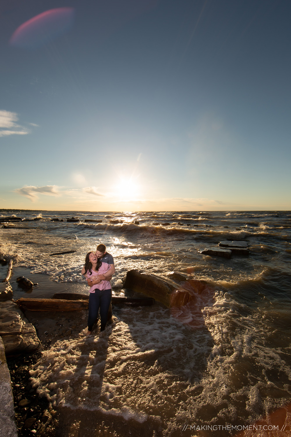 Fun Engagement Session Photographer Cleveland