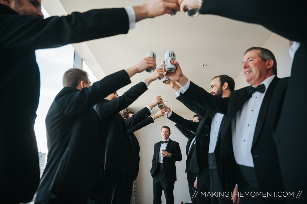 fun groomsmen wedding pictures cleveland ohio