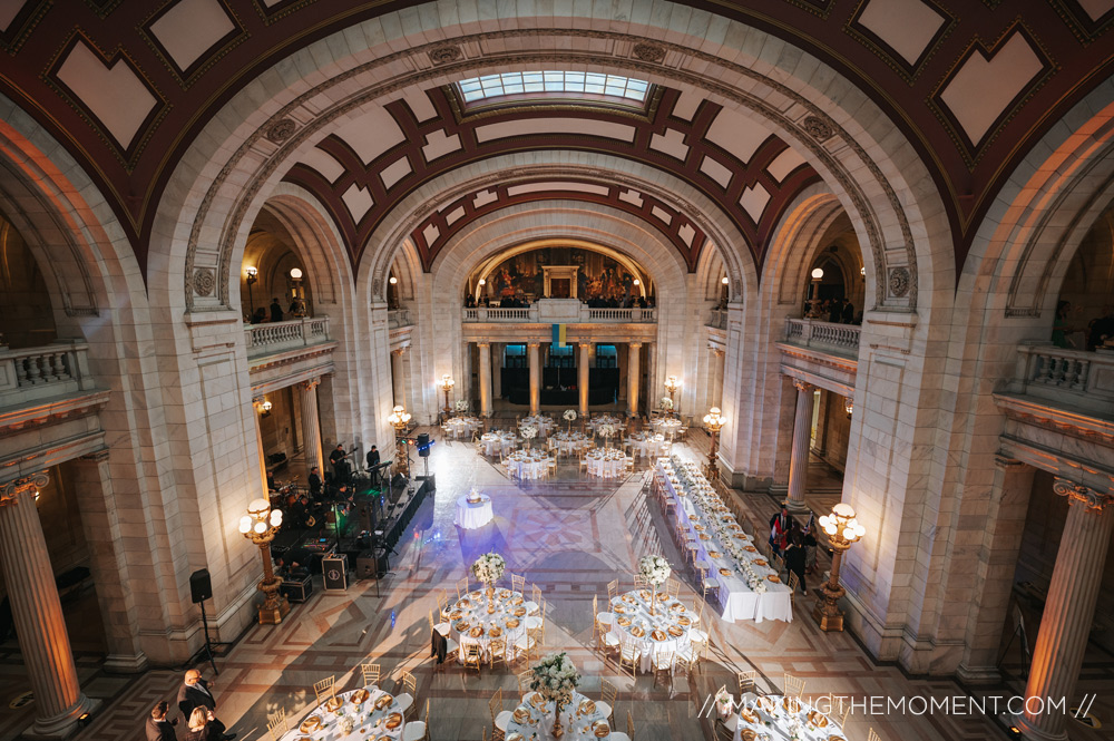 Old courthouse cleveland wedding reception