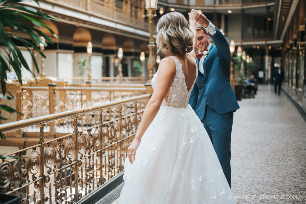 Cleveland Hyatt Arcade Wedding