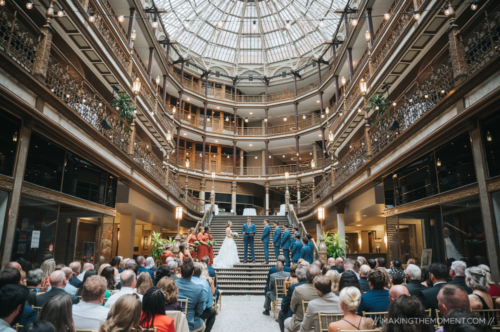 Cleveland Arcade Wedding