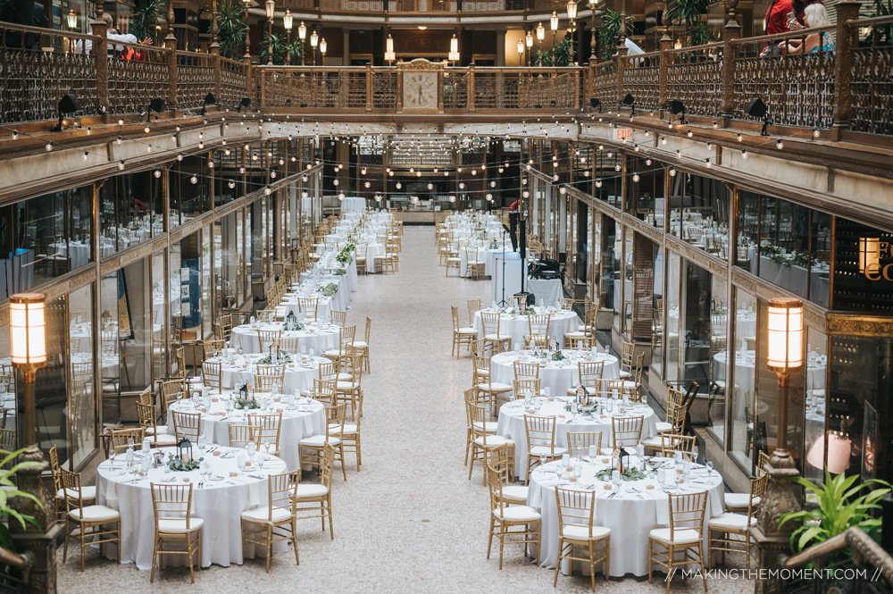 Cleveland arcade wedding photographer