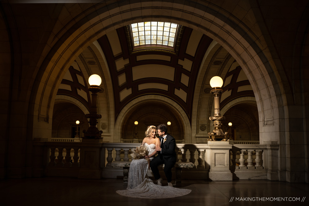 wedding photos old courthouse Cleveland Ohio