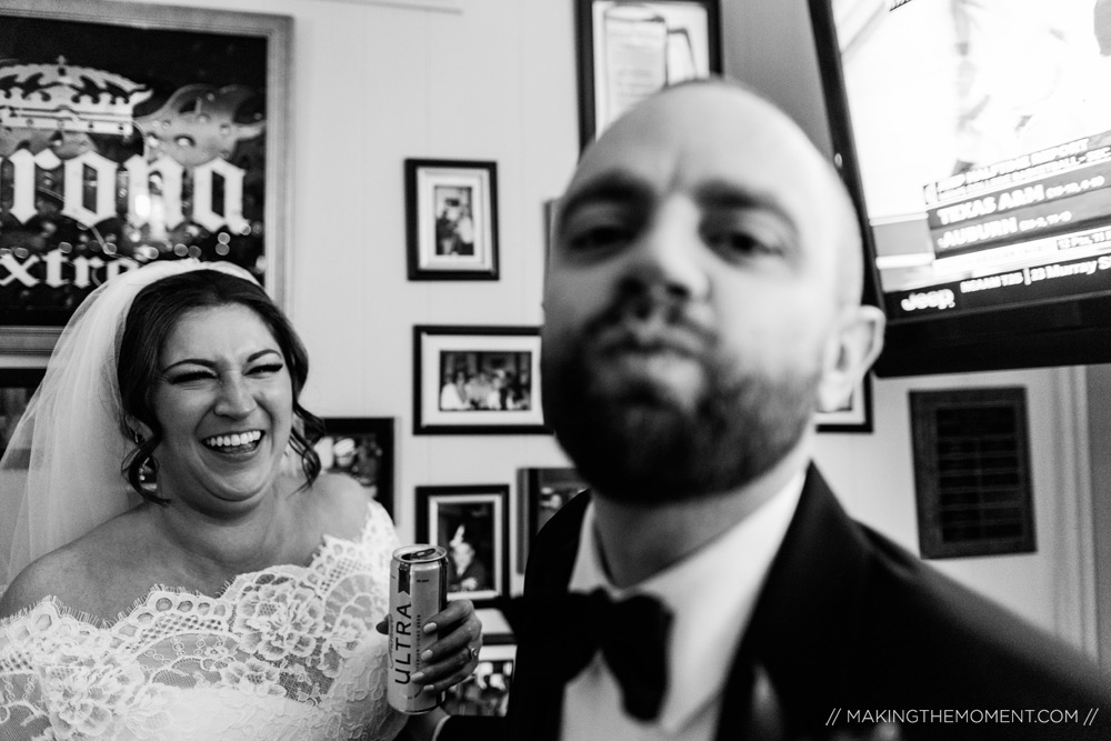 Black and White Wedding Photography Cleveland