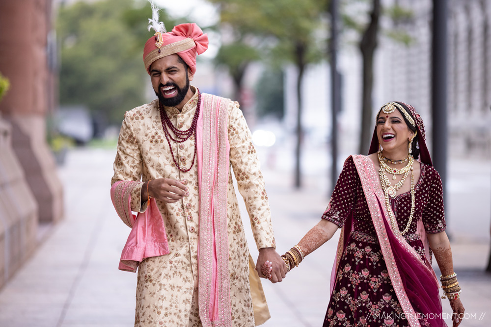 Indian Wedding Couple Cleveland