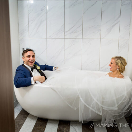 Hilton Cleveland Fun Wedding Photography