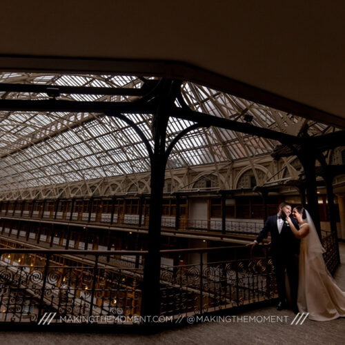 Cleveland Arcade Atrium Wedding Photography
