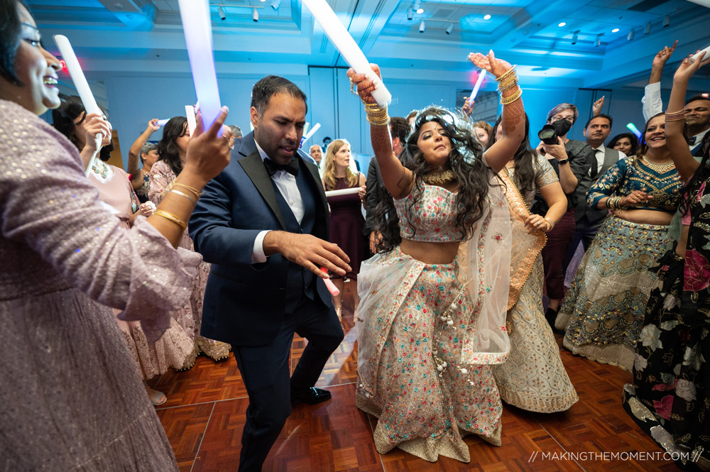 Marriott Cleveland Indian Wedding Reception