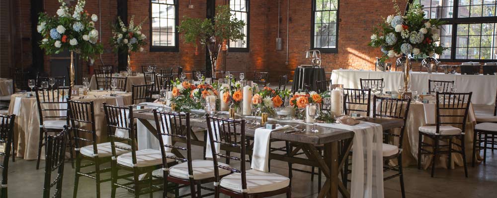 Tenk West Bank Wedding Decor