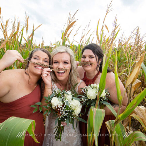 Fun Wedding Photography Mapleside Farms