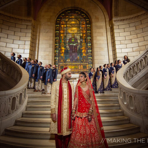 Old Courthouse Cleveland Indian Wedding