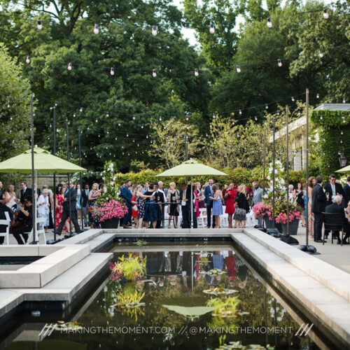 Outdoor Reception Cleveland Botanical Gardens